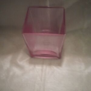 Pink Square Party Decoration Vase